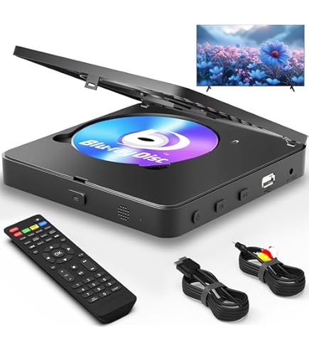 DID A R EVP-203 Blu-ray Disc Player, Ultra Mini 1080P, Region A 1